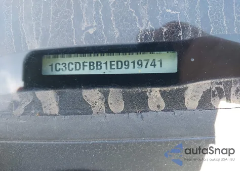 2014 Dodge Dart Sxt из США, поврежденный, VIN 1C3CDFBB1ED919741